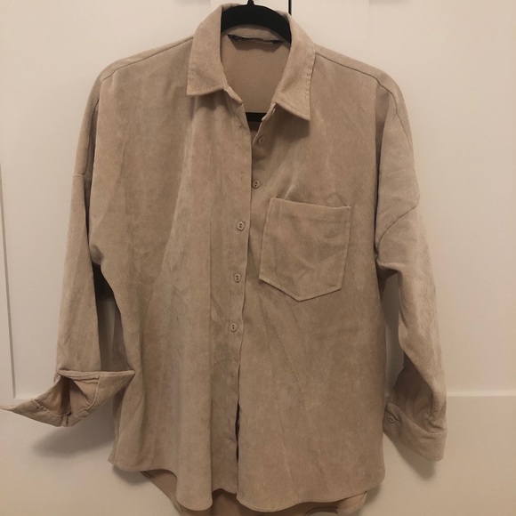 CORDUROY BUTTON UP - Picture 2 of 5